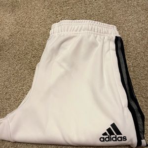 Adidas White, Mens Tiro Pants, Size Medium, Washed never worn